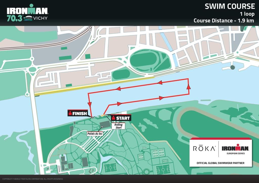 Vichy Swim: map